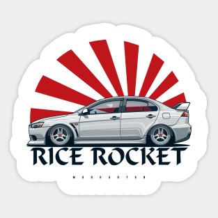 Rice rocket Sticker